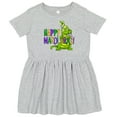 thumbnail image 3 of Inktastic Happy Mardi Gras Big and Little Alligators with Beads Girls Toddler Dress, 3 of 5