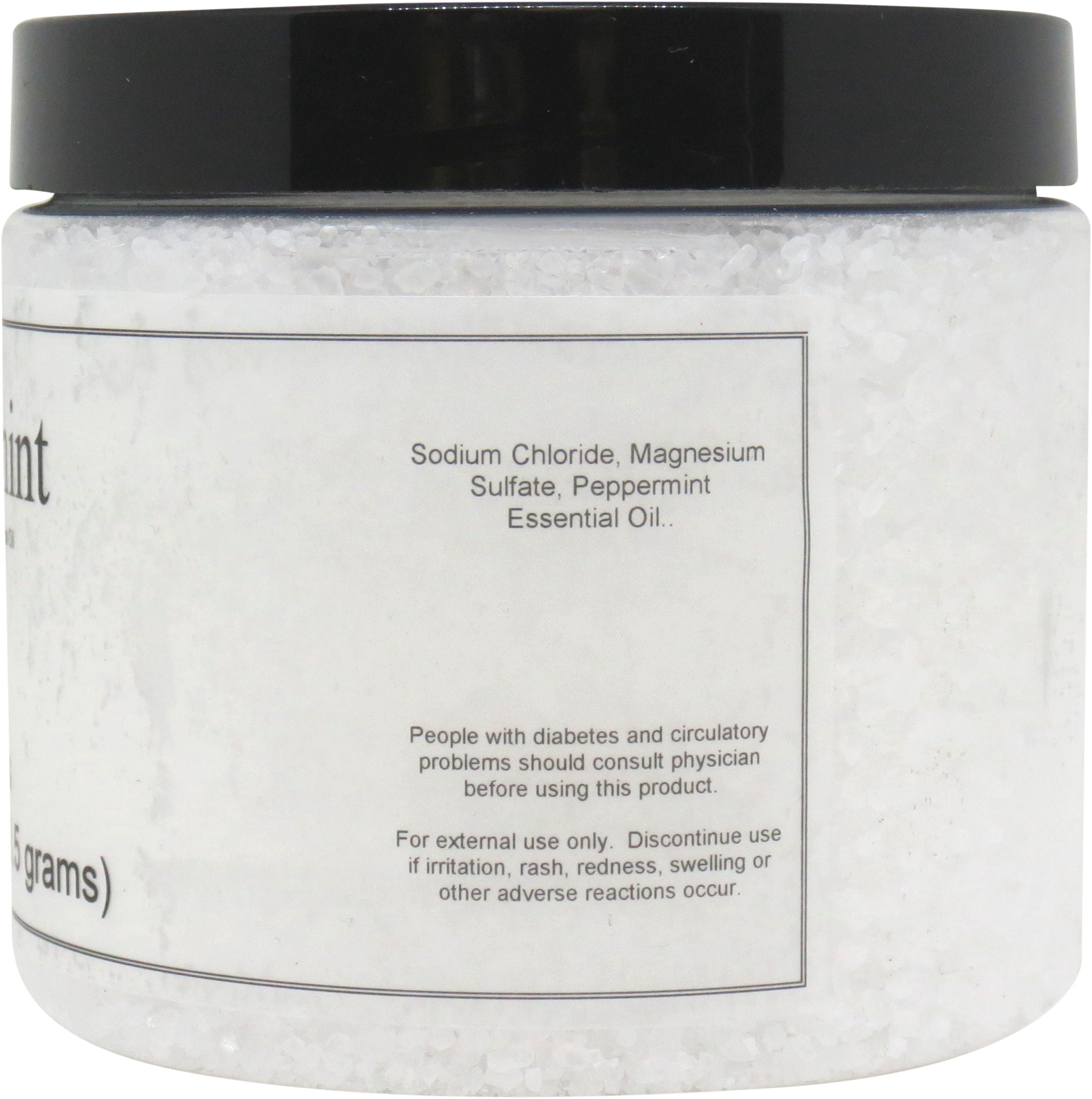 All Natural Peppermint Bath Salts by Eclectic Lady, 16 ounces