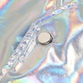 thumbnail image 2 of Mens V-Neck Disco Shiny Casual Waistcoat Suit Vest Waistcoats Gilet Vintage Tops, 2 of 8