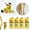 sticky traps, variant on Runters Fly Sticky Traps, 4-Pack Fly Catching Tape With No Baiting No Poisons No Vapors No Mess, For Home Kitchen Restaurant Garden Patio Backyard -