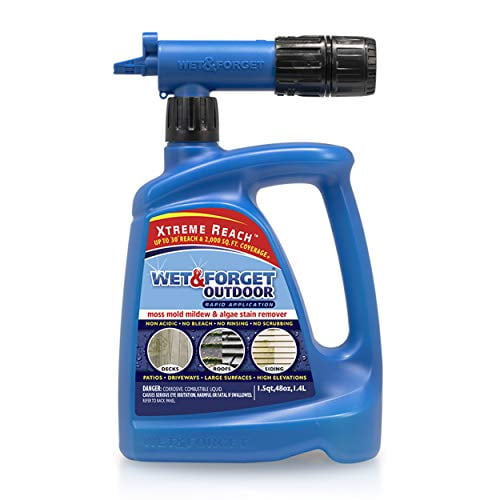 Wet & Roof and Siding Cleaner for Easy Removal of Mold, Mildew
