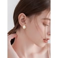 thumbnail image 6 of Yoursfs Vintage Teardrop Pearl Clip on Earrings for Women Ivory Faux Pearl and Gold Plated Clip Earrings Hypoallergenic Non Pierced Earrings Jewelry Gifts, 6 of 6