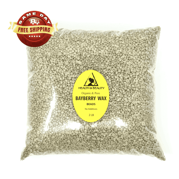Bayberry Wax Organic Vegan 100% Pure Pastilles Beads 32 oz, 2 lb