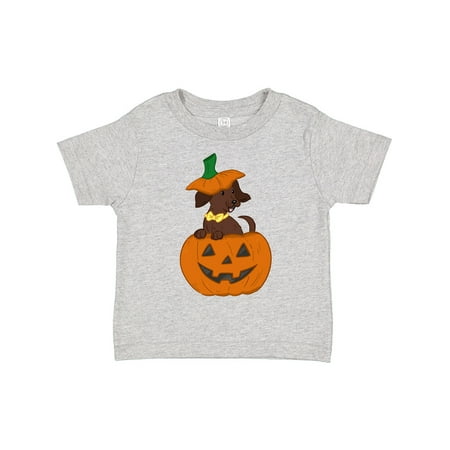 

Inktastic Halloween Dachshund Pumpkin Gift Toddler Boy or Toddler Girl T-Shirt