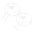 thumbnail image 4 of Soporte Redondo Para Plantas, Estaca De Escalada De Flores De Alta Dureza 2 Piezas Para Interiores Y Exteriores Fugacal Blanco, 4 of 8