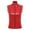 Red, variant on Women's Patent Leather Stand Collar Tank Top Wet Look Zip-up Sleeveless Vest Jacket Shirts Clubwear Black M