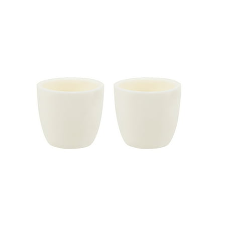 10ml Corundum Alumina Crucible for Foundry Melting Casting Refining 2 Pack