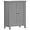 Grey, variant on BOBOKY Bathroom Floor Storage Cabinet, Double Door Adjustable Shelf Wooden Organizer for Living Room Bathroom Bedroom, Modern Home Furniture,Black