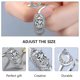 thumbnail image 4 of 1 UNID Open FingernaRail Ringwomen Nail Anillo Decorativo Rhinestone Anillo Decoración, 4 of 5