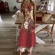 thumbnail image 2 of Vestidos de Verano de las Mujeres sin Mangas Estampados Colgantes, Estilo Casual Suelto para las Vacaciones, la Fiesta Y el Uso Diario de Primavera, 2 of 5