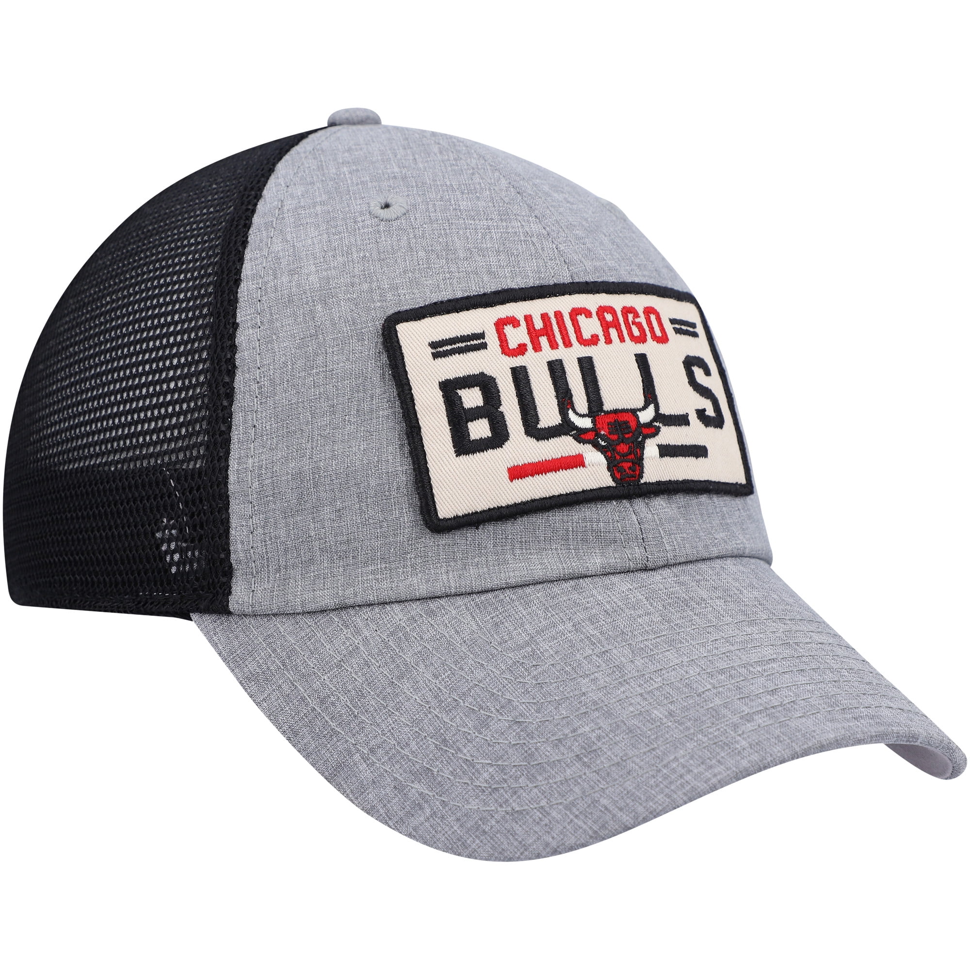 Men's Gray/Black Chicago Bulls Lyndon Snapback Hat