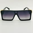 thumbnail image 5 of Women Men Sunglasses Fashion Flat Lens Square Oversize Hip Hop, 5 of 7