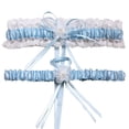 thumbnail image 1 of Wedding Garter for Bride Stretch Prom Garters Bridal Leg Garter Set, Light Blue, 1 of 5