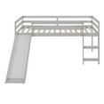 thumbnail image 3 of Loft Bed with Slide, Multifunctional Design, Twin (Gray), 3 of 9