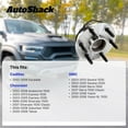 thumbnail image 3 of AutoShack Front Wheel Hub Bearing Assemblies - Driver and Passenger Side for Chevrolet & GMC, Silverado 1500 1999-2006 Sierra 1500 1999-2006, 4WD RWD AWD V6 4.3L V8 4.8L 5.3L 6.0L - 6-Lug, With ABS, 3 of 5