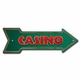 thumbnail image 2 of SignMission P-ARROW12-999922 12 x 36 in. Wide Casino Arrow Sign, 2 of 4