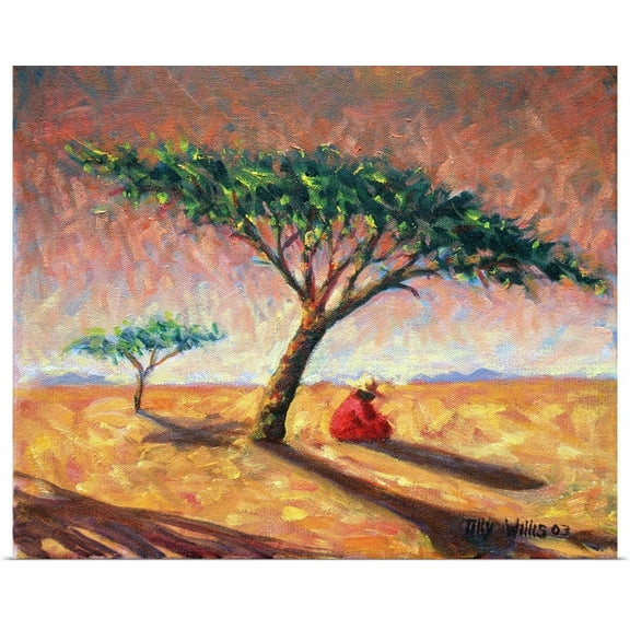 Great BIG Canvas | Rolled Tilly Willis Poster Print entitled African Afternoon, 2003