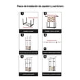 thumbnail image 5 of KINKETE Perchero De Doble Barra Movible Con Cesto Para La Ropa, 5 of 5