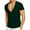 Army Green a2, variant on Mens Casual Deep V-Neck T-Shirt Casual Slim Fit Short Sleeve Basic Tee Shirts Waffle Textured Plain Summer Tops S-3XL