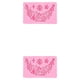 thumbnail image 1 of Molde de silicona para pasteles Wosthever Rosa Tipo 2 2Conjunto, 1 of 6