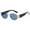 Black/Blue, variant on Frost Edge Metal Square Retro Sunglasses, Fashionable for Both Men and Women, UV400 UV Protection
