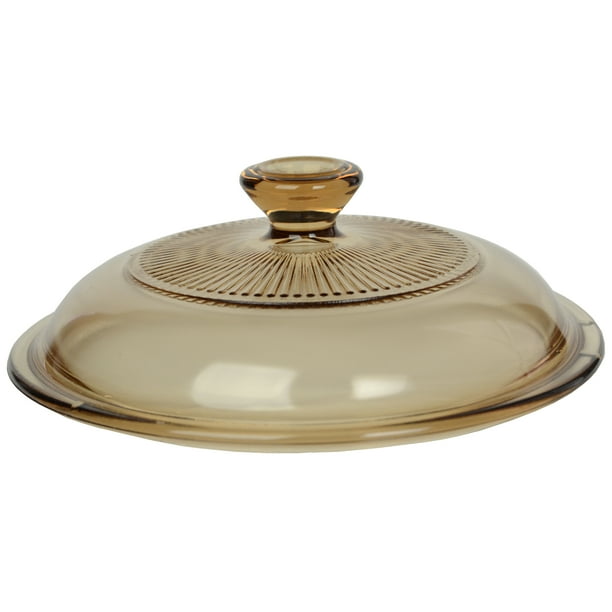 Visions 1L Brown SeeThrough Glass Replacement Lid for 1L Visions