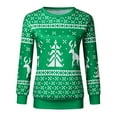 thumbnail image 3 of Chandail de Noël pour Femmes, Chandail à Manches Longues, Chandail d'Hiver, 3 of 3