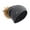 Gray R, variant on Vogue Cloud Women’s Winter Hats Slouchy Beanie Knit Hat with Faux Fur Pompom
