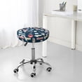thumbnail image 7 of Kll Dental Seamless Round Bar Chair Cushion Cover 14 Inch,Bar Stool Protector With Elastic, Soft Washable, 7 of 7