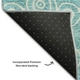 thumbnail image 7 of Dalyn Rugs Premium Machine Washable Mayfield AMF728 Teal 2'6" x 3'10" Rug, 7 of 7