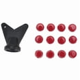 thumbnail image 2 of 12 Uds. Clavos para Zapatos de Fútbol, Tacos Botas Tornillo Roscado M5, 7mm, 10mm, Pernos Repuesto Antideslizantes, Color Rojo, 2 of 11