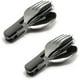 thumbnail image 1 of Juego De Cubiertos De Viaje De 2 Piezas Portátil 4 En 1 Platos Rueda Mango De Aluminio Cuchillo - Botella, 1 of 5
