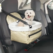 Imperial Home Small Booster Car Seat for Pets - Beige