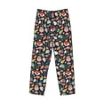 thumbnail image 4 of Xecao Autumn Fox Owl Men's Straight Lounge Pajama Pants: The Ultimate in Comfortable Sleepwear, 4 of 9