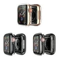 thumbnail image 1 of LEIXIUER (1/3/6)Pack Compatible with Apple Watch Case Series 8 7 45mm 41mm Series 6 5 4 SE 44mm 40mm Soft PC Shockproof Ultra-Thin TPU Bumper Overall Protective Cover for iWatch Series 3 2 1 38mm 42mm, 1 of 7
