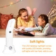 thumbnail image 4 of Portátil LED Luz Noche Recargable Sensor de Movimiento Nightlight Kids Dormitorio Camisero Lámpara Al Aire Libre Iluminación Interior Suministros Blanco Inevent HA059941-02B, 4 of 7
