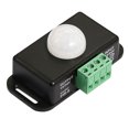 thumbnail image 3 of Interruptor Sensor PIR Automático DC 12V 24V 6A para Tira LED (negro, 3 of 4