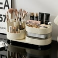 thumbnail image 2 of Organizador de maquillaje giratorio Bewildely Almacenamiento y organización del hogar Blanco, 2 of 6