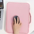 thumbnail image 2 of Green Nylon 12.9-13 Inch Laptop Sleeve: Drop & Scratch Resistant, Spacious Portable Case with Smooth Zipper for On-the-Go Device Protection & Accessory Storage – Durable, Sturdy Universal Carrying Bag, 2 of 6