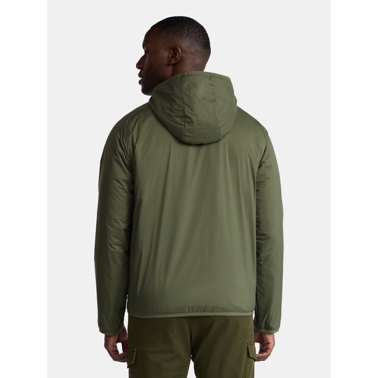 George Men's Lightweight Insulated Hooded Nylon Jacket photo 3