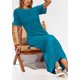 thumbnail image 4 of Vestido PRETTYGARDEN con Calados y Forro Azul Lago Talla L, 4 of 6