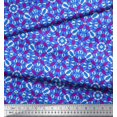 thumbnail image 2 of Soimoi Cotton Duck Fabric Abstract & Circle Geometric Fabric Prints by Yard 56 Inch Wide, 2 of 5