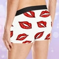 thumbnail image 3 of VgaVtl Men's Valentine Underwear Big Holiday Boxers for Men Graphic Stretch Underpants, 3 of 8