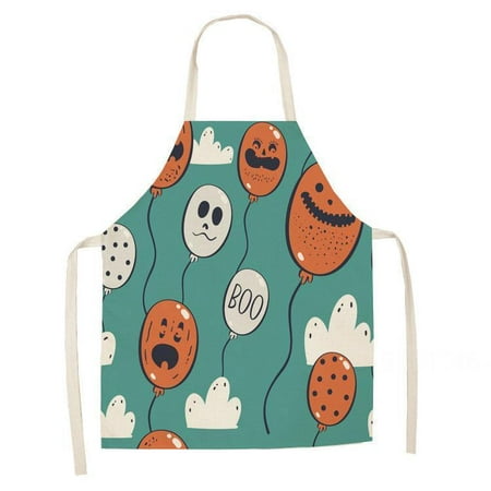 

QING SUN Apron Home Kitchen Apron Sleeveless Halter Apron Waterproof Oilproof and Hand Wipeable
