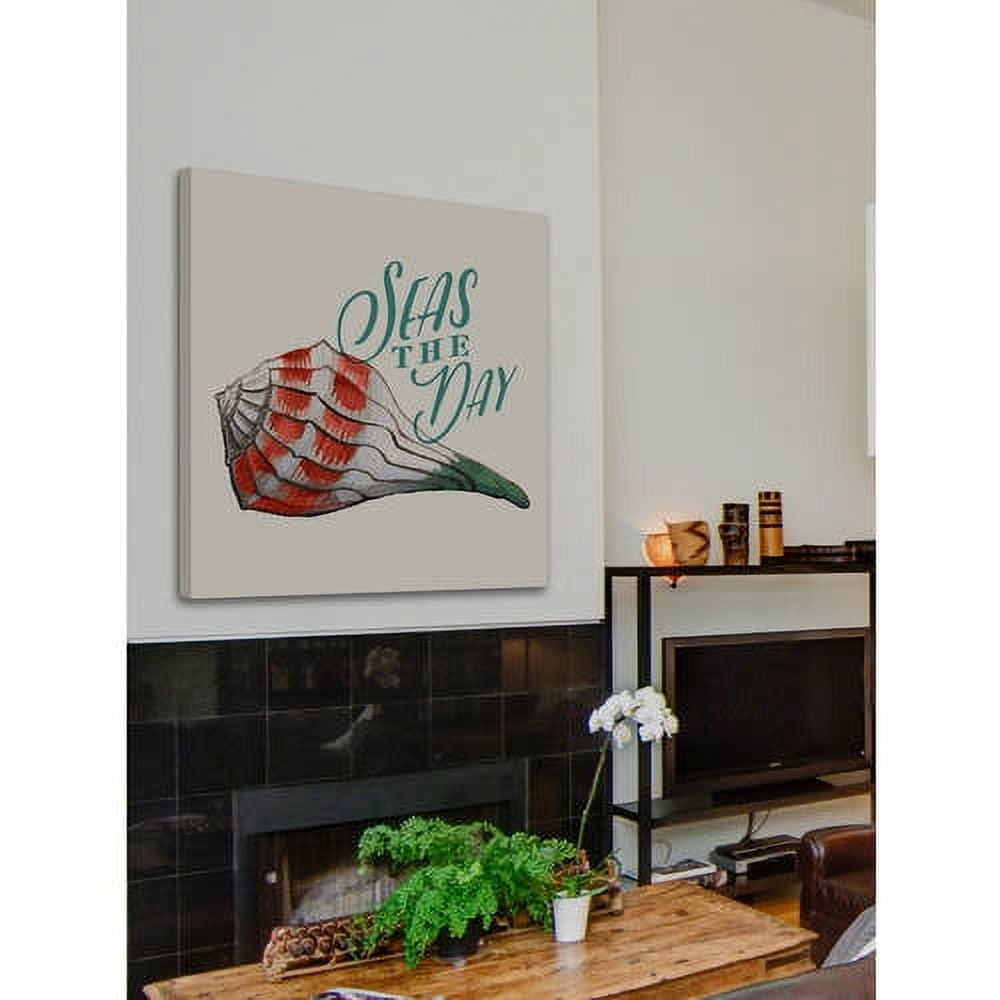 "Seas the Day 2" Painting Print on Wrapped Canvas