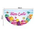 thumbnail image 4 of Bandera De Decoración De Pascua Banderas temáticas de huevos de conejito de medio círculo, decoraciones impermeables para interiores y exteriores I Ndcxsfigh Libre de BPA, 4 of 4