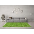 thumbnail image 3 of Ahgly Company Indoor Square Abstract Green Modern Area Rugs, 6' Square, 3 of 4