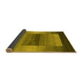 thumbnail image 2 of Ahgly Company Indoor Rectangle Abstract Yellow Contemporary Area Rugs, 2' x 3', 2 of 4