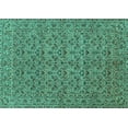 thumbnail image 1 of Ahgly Company Indoor Rectangle Persian Turquoise Blue Traditional Area Rugs, 7' x 9', 1 of 4