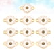 thumbnail image 5 of EeaseMX 10 paquetes de accesorios de joyería DIY con forma de margarita, colgantes de aleación hechos a mano, suministros para colgantes, tamaño 3, blanco, 5 of 7
